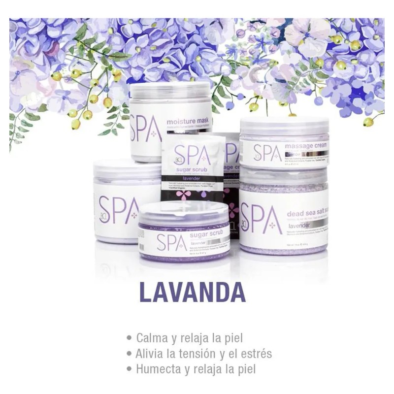 Azucar Exfoliante Bcl Spa Antioxidante Lavanda Menta 1.8 kg