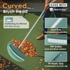 ORIENTOOLS Artificial Grass Brush, Curved Turf Rake Artificial Lawn Brush