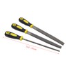Meprotal 3pcs 8-inch Metal File Set - Hardened Steel Includes