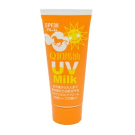 [Immovable Chemistry] Q10 Horse Oil Herb Sun Milk (Sunscreen Cream SPF30 PA+++) 1 Bottle (1)