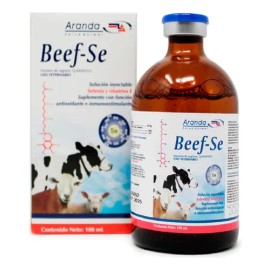 Beef-se 100 Ml Aranda - Uso veterinario Bovinos, ovinos y caprinos