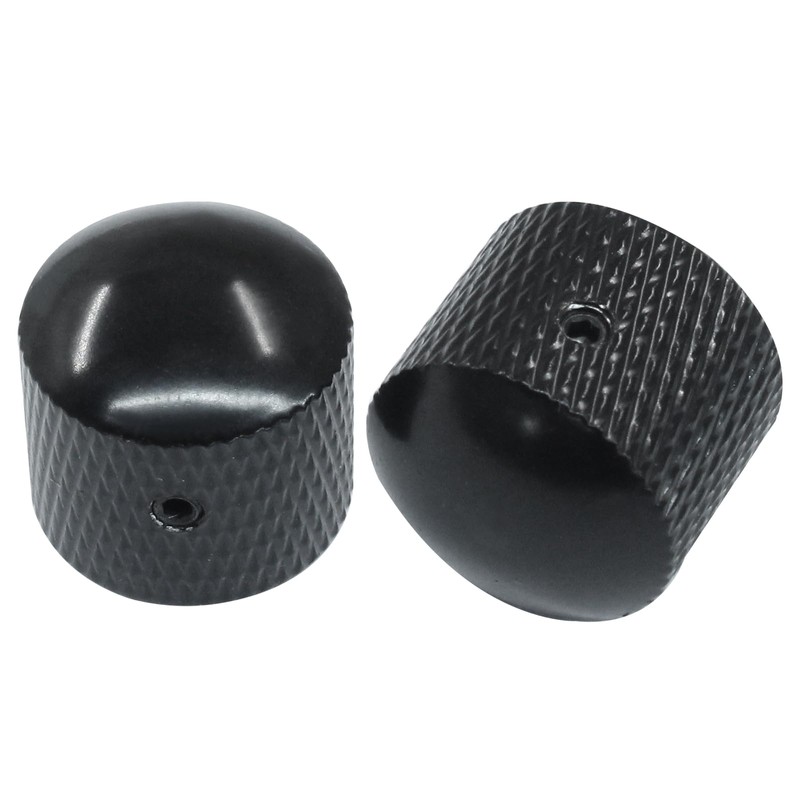 Dijedev 4 Pcs Metal Guitar Knobs, Volume Tone Control Knobs,