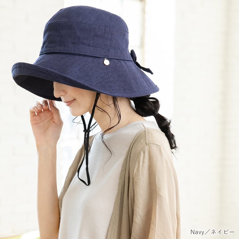 QUEENHEAD Women's Hat, UV Protection, Large Size, Wide Brim, UV