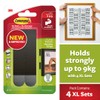 Command Picture Hanging Strips [Removable]: X-Large [4 strip sets] (Black)