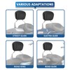 Detachable Sissy Bar Passenger Backrest with 4-Point Docking Hardware Kit