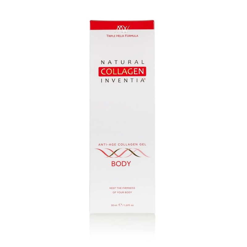 Natural Collagen Inventia Anti-Age Collagen Body Gel Improves Skin Complexion