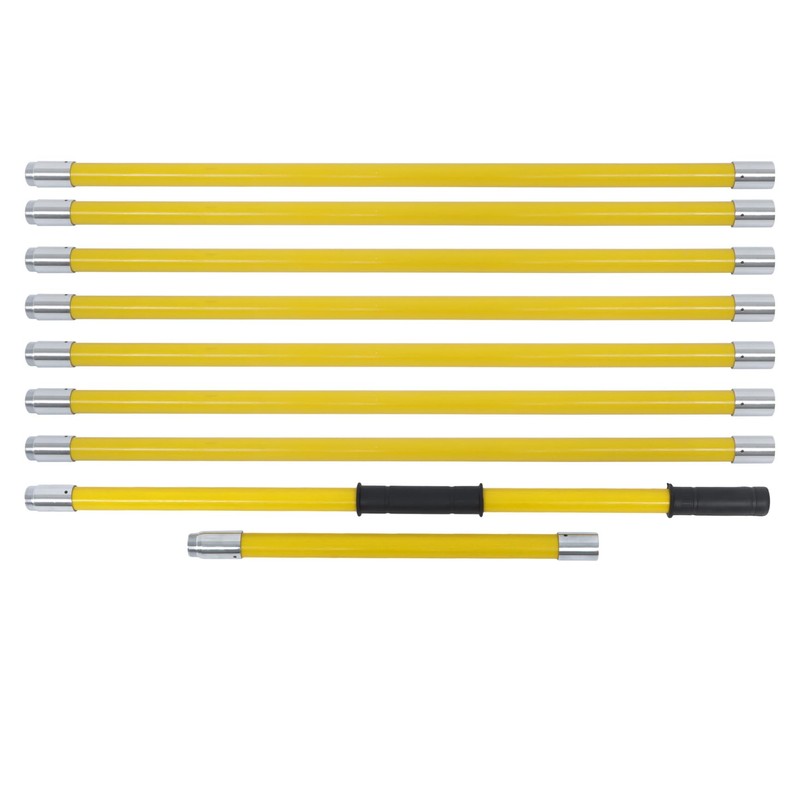 YSMN 30FT Extendable Pole Saw, Manual Branch Trimmer with Long