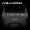 GAMDIAS ATX Mid Tower Gaming Computer PC Case Tempered Glass,