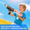 Wasserpistole Elektrisch mit Licht, Wasserpistole Kinder Mit Großer Kapazität, 40ft