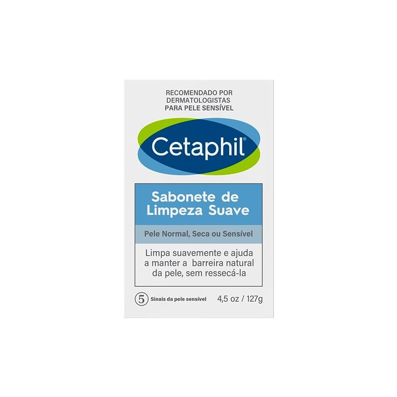 Cetaphil Barra Dermolimpiadora Limpieza Suave sin Resequedad, con Glicerina y