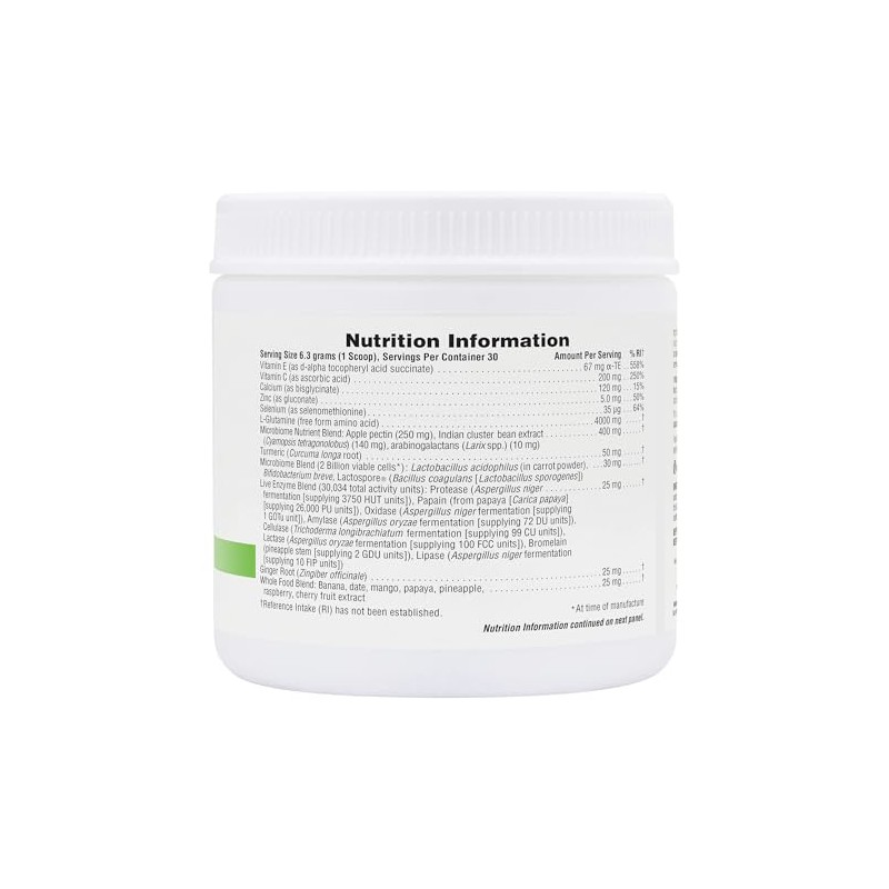 NaturesPlus GI Nutra Total Digestive Wellness Powder - Enzyme Supplement