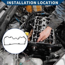 Hihaha Nr. 2244122012 Ventildeckeldichtung für Hyundai ACCENT 1994-2005 / Zylinderkopfventildichtung/Strapazierfähige Gummi-Rocker-Deckeldichtung / 1 Stück.