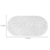 WELTRXE Non-Slip Pebbles Bath Mat with Suction Cups