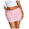 MakeMeChic Women's Sequin Sparkly Skirt Mini Micro Glitter Y2k Low