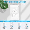Multi Plug Outlet Extender, FiiMan 5 Outlet Splitter Wall Adapter,