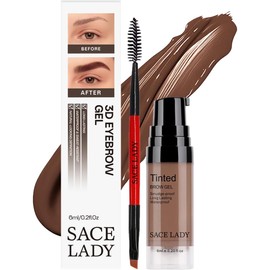 Sace Lady Gel Para Cejas Tinte Larga Duración 24h Waterproof 6ml (01 Marrón Claro)
