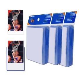 Nixitlo 60 Pack 3x4 Top Loaders for Cards, Ultra Clear Protection for Sports, MTG Cards (30 Hard Sleeves + 30 Soft Sleeves)