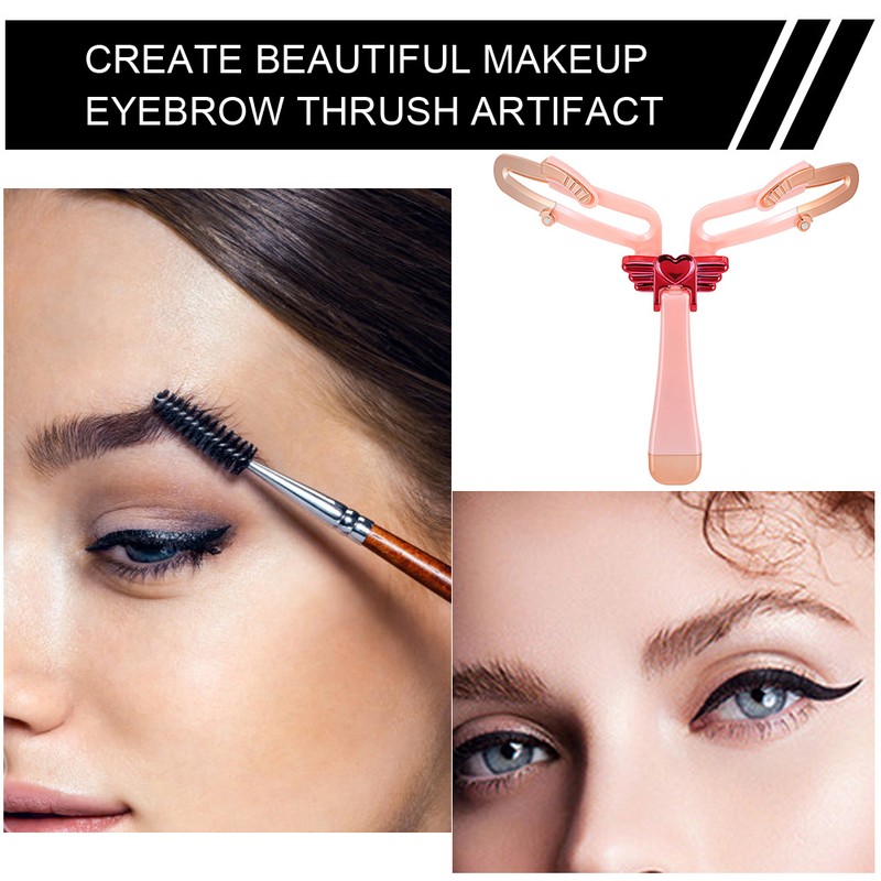 Adjustable Eyebrow Shaper Stencil Handheld Eyebrow Grooming Template Makeup Tool