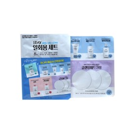 Disposable travel shower supplies 8-step set / 일회용 여행 샤워용품 8스텝 세트