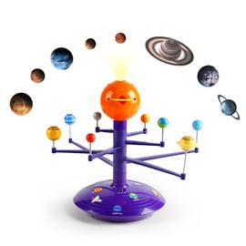 Science Can Solar System for Kids, Talking Astronomy Solar System Model Kit, Space Toys with 8 Planets, Planetarium Projector STEM Toys for 3 4 5+ Years Old Boys Girls