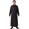 BLESSUME Roman Cassock Robe Liturgical Vestments Black