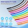 Asbrot 5M/16.4ft Ultra-Transparent 2.5mm ID×4mm OD Smooth PTFE Tube Compatible