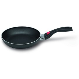 BALLARINI Click & Cook Pfanne 20 cm aus Aluminium mit Keravis-Antihaftbeschichtung und einklappbaren Stiel platzsparend optimal für Camping, hergestellt in Italien, Schwarz