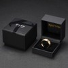 King Will GLORY 8mm Tungsten Carbide Ring 14K Gold Matte