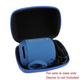 Sony SRS-XB13/SRS-XB12/SRS-XB10 Wireless Portable Speaker, Deep Bass Model Dedicated Storage Case - Hermitshell (Blue)