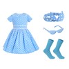 Rabtero Girls 50s Dress, Girls Special Occasion Dress, Easter Dress