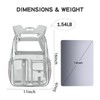 Cusangel Heavy Duty Clear Backpack Clear BookBag,Stadium backpack 16 x11