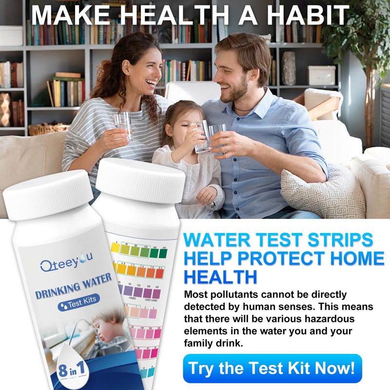 Lead Water Test Kit 2026 Upgraded 8 in 1 Home