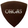 Orcas Ukulele Genuine Leather Pick (Pick OULP-TRM BRN)