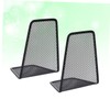 Operitacx Pack of 4 Iron Metal Frame Bookcase Book Folder