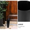 Veemoon Porta Paraguas de Hierro Estante y Cubo para Guardar