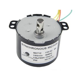 CHANCS 50KTYZ Synchronous Motor AC 110V 2.5/3RPM Electric Gear Motor for School Project
