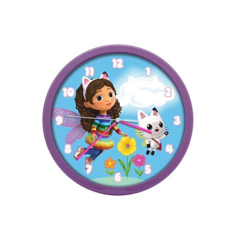 SRV Hub Gabby’s Doll Hanging Wall Clock Non Ticking Arabic