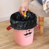 Teyyvn 1.2 Gallon Small Garbage Bags, Black Drawstring Trash Bags,