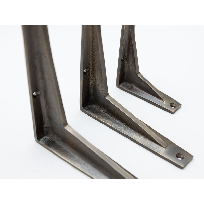 Antique Brass Shelf Brackets | Heavy Duty Brackets for Kitchen