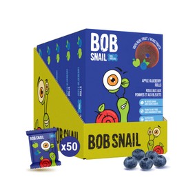 Bob Snail Fruit Rolls Apple Blueberry 5x100g (Pack of 5)