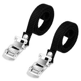 2 PCS Bike Pedal Straps Universal Replacement Foot Pedal Straps for Bicycles or Exercise Bike Spin