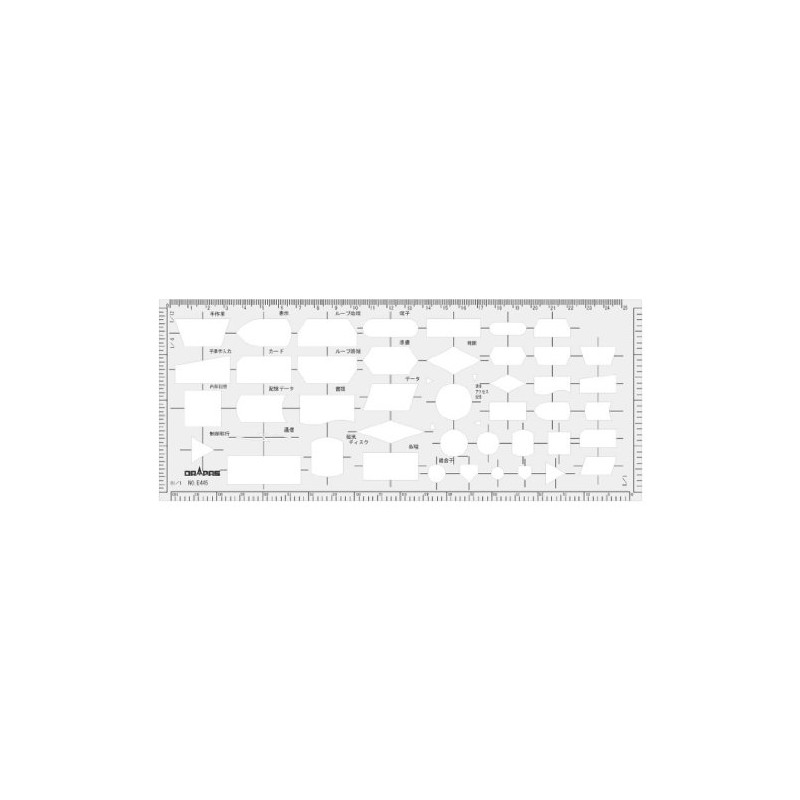 Drapas Template E445 Flowchart Ruler H 31445