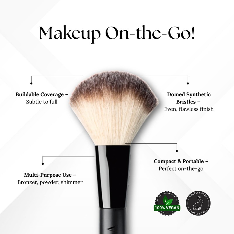LOLA Travel Face Brush - Makeup Brush, Professional Brush, Foundation,