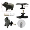 Cucumis 6Pcs Metal Unique and Cute Pig Knobs Animal Handle
