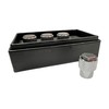 Eurosport Corvette C7 Logo Chrome Valve Stem Caps - Knurled