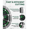 WENHUALI 4-1/2 Inch Diamond Concrete Saw Blade, Diamond Cutting Wheel