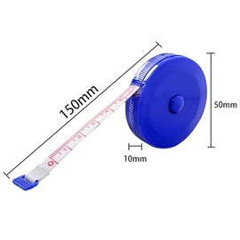 Tape Measure 150 cm, Tape Measure Body Size, Soft Tape 7 mm, for Sewing and Measuring Waist Hip Chest Arms