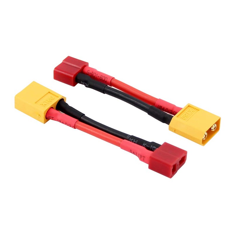 OliRC 4pcs T-Connector Deans Style Female to Male XT60 Adapter