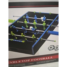 Unbranded Tabletop Foosball Neon Edition NIB New...