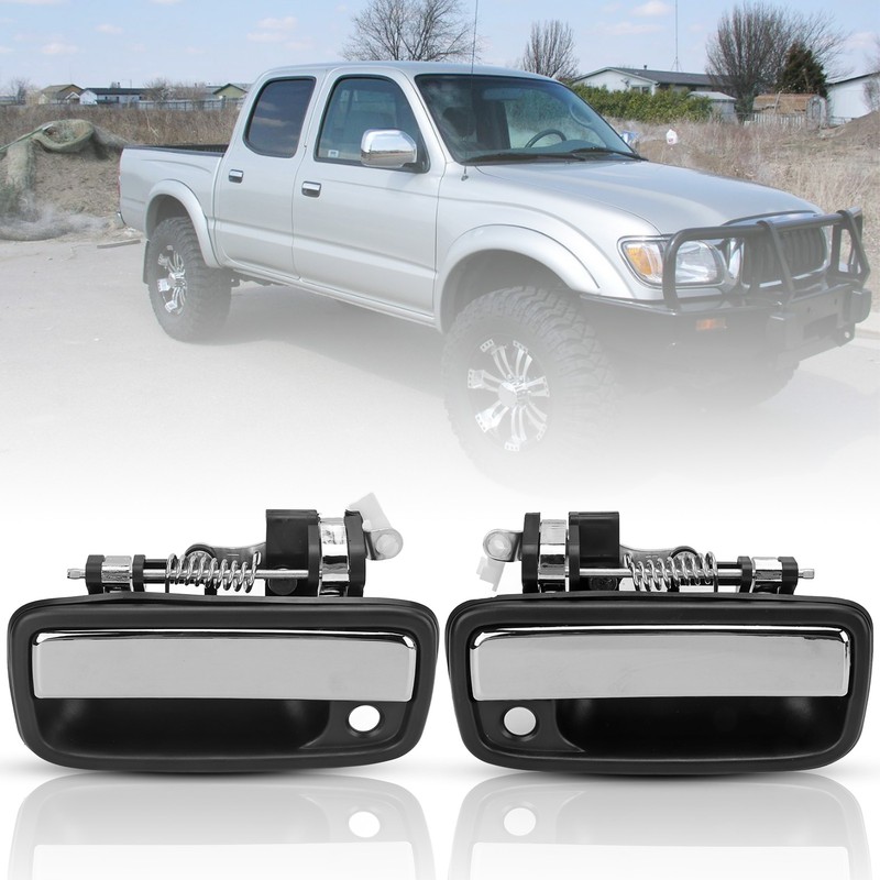 2pcs Car Exterior Door Handle Left Right 6921035030 Electroplating Replacement